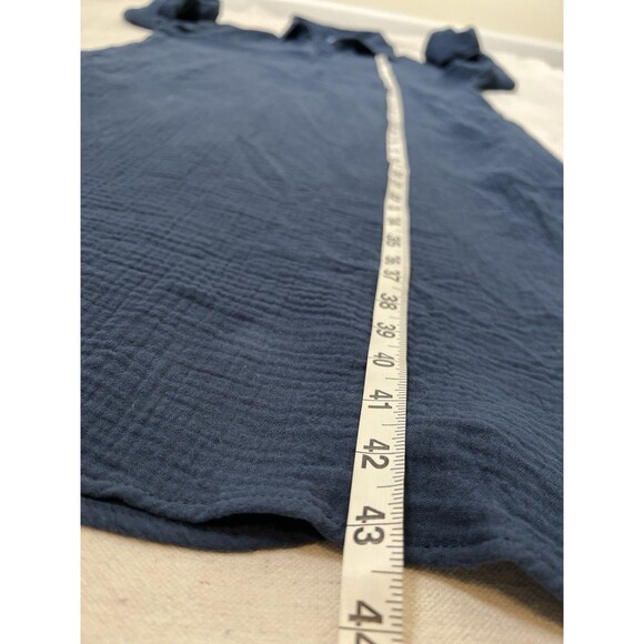 Ripskirt Nearly Navy Travel Dress Women’s Medium Double Gauze Cotton Pockets - Picture 7 of 10